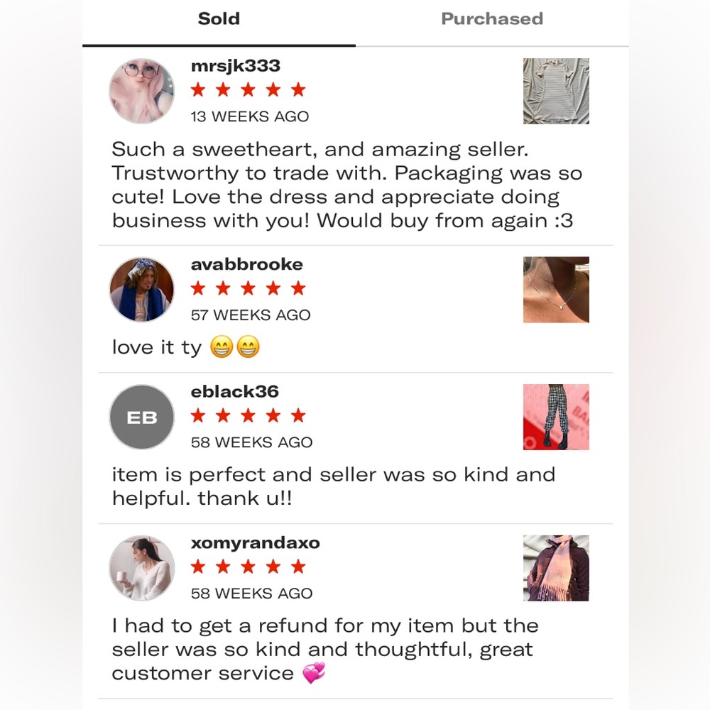 DEPOP REVIEWS